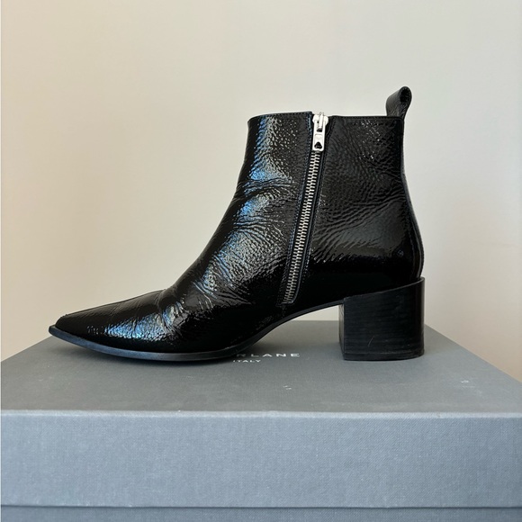 Everlane Boss Boot Black Patent - Picture 8 of 16